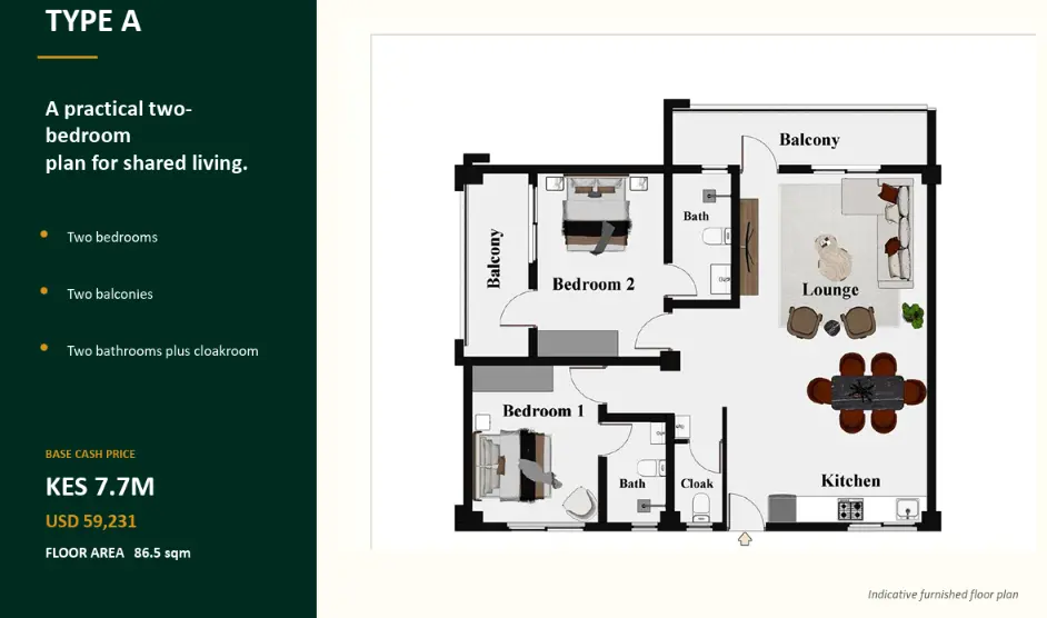 Vanilla Vista Gardens Apartments for Sale in Syokimau