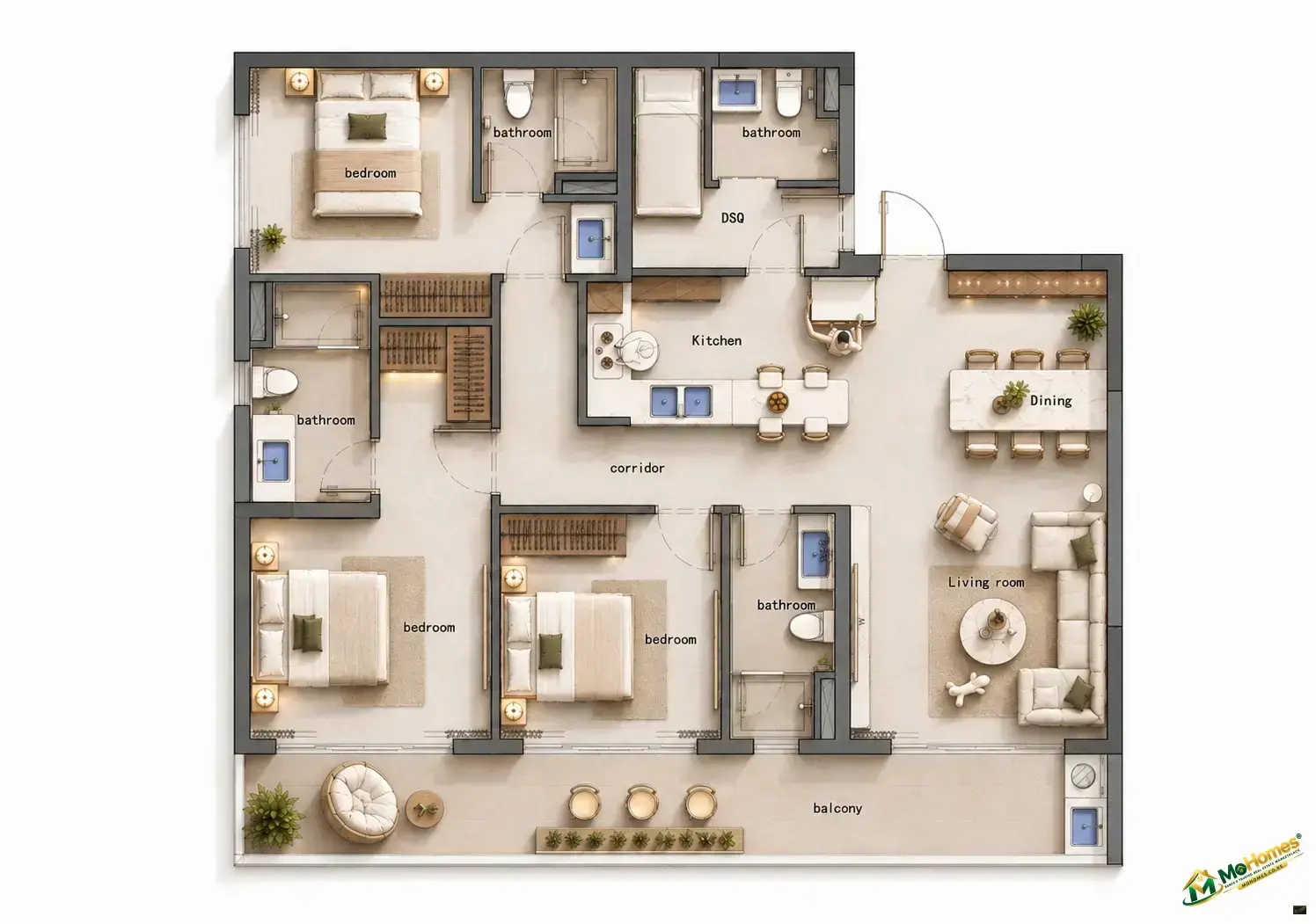 LIMERENCE ARBOR RESIDENCY 5BR +Study+SQ Duplex 301sqm 39M For Sale in Kilimani Kenya