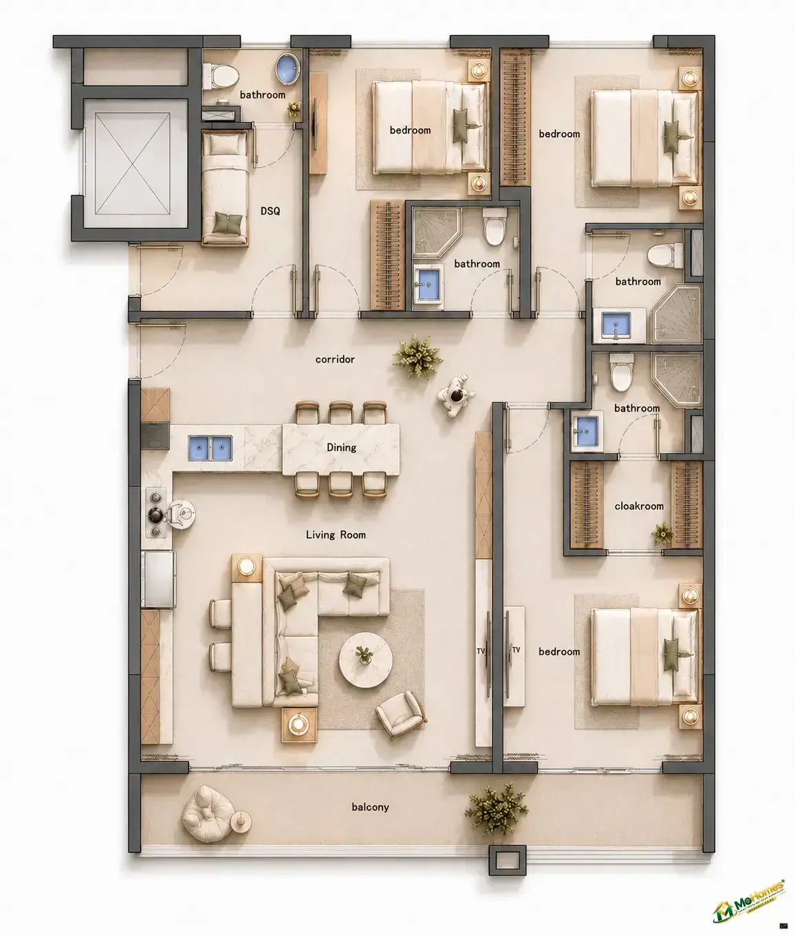 LIMERENCE ARBOR RESIDENCY 5BR +Study+SQ Duplex 301sqm 39M For Sale in Kilimani Kenya