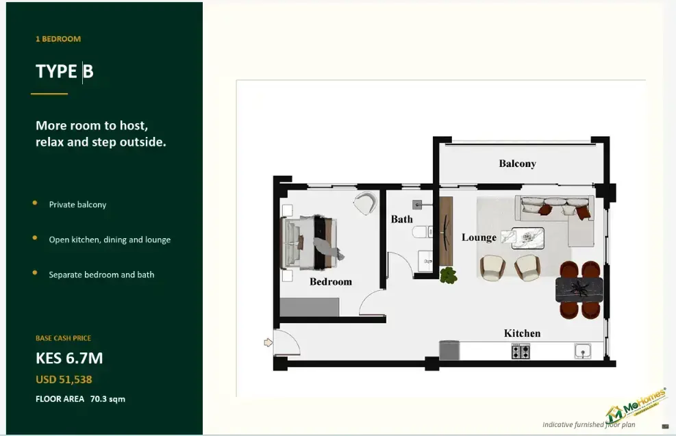 Studio Apartment for Sale in Syokimau | Vanilla Vista Gardens