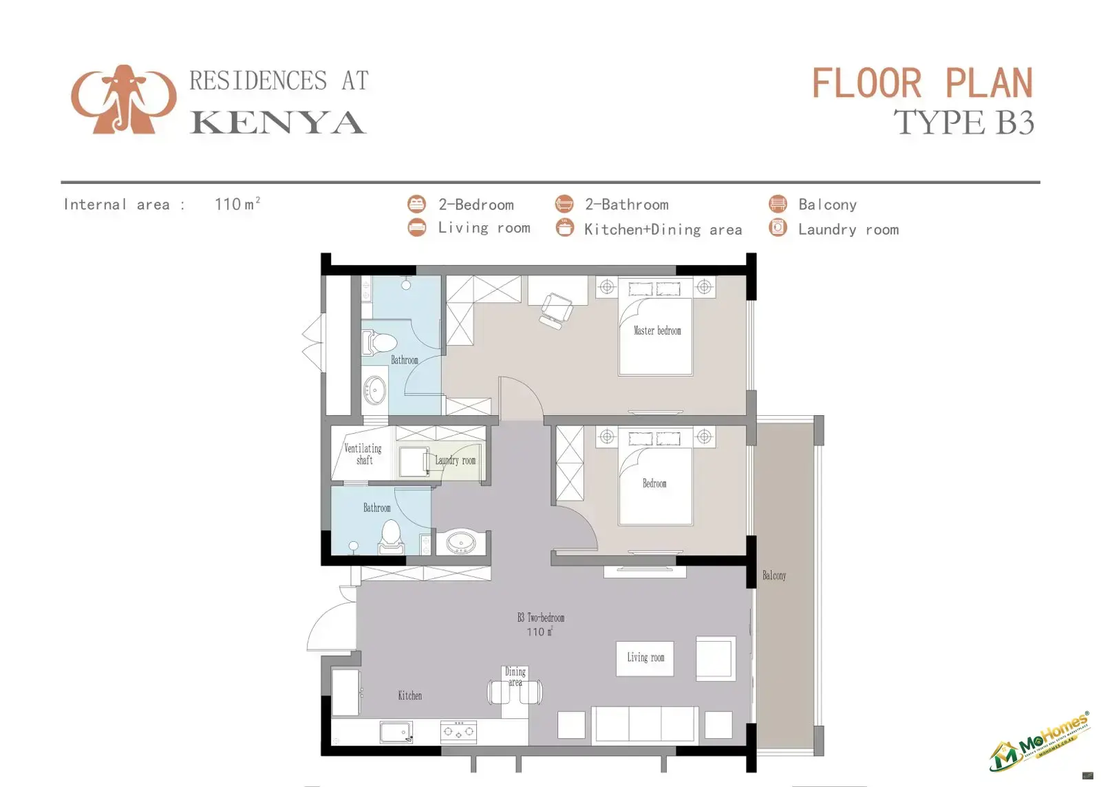 1 Bedroom Apartment for Sale in Kileleshwa, 68 sqm | MoHomes