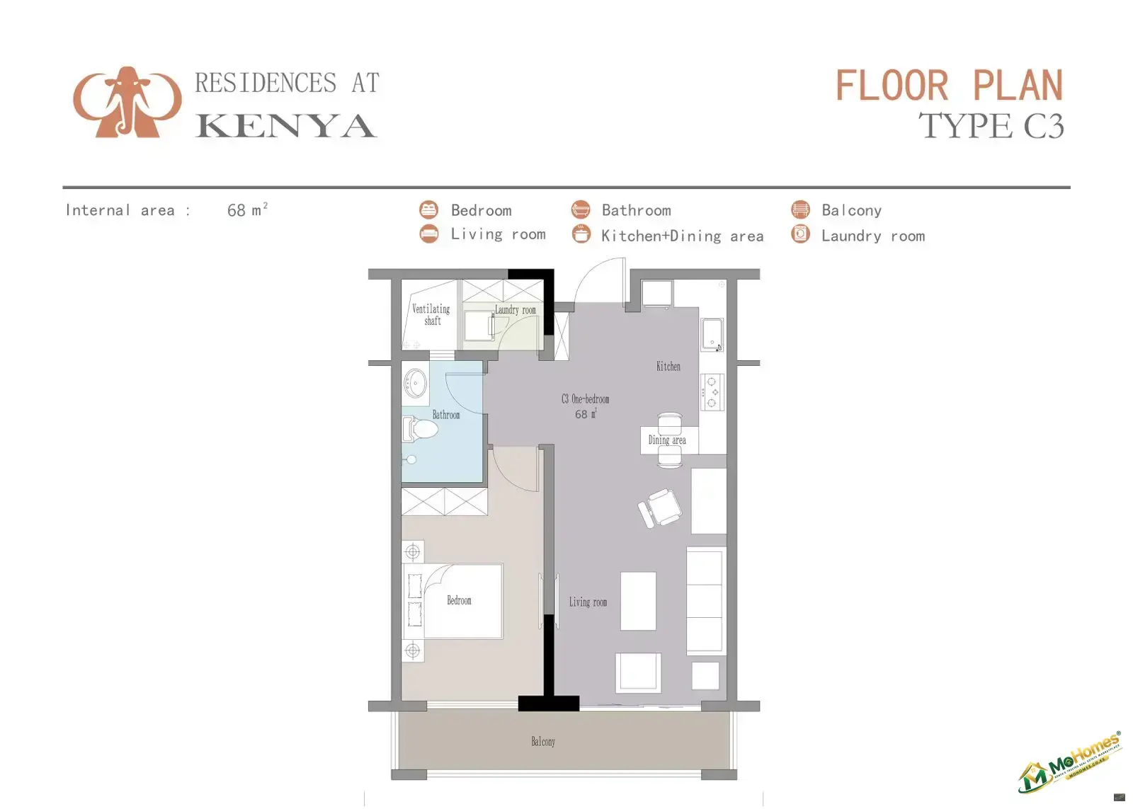 1 Bedroom Apartment for Sale in Kileleshwa, 68 sqm | MoHomes