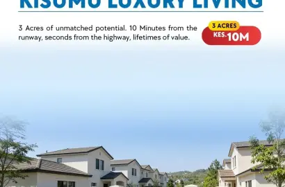 3-acre Commercial Plot at Ojola Kisumu for Sale