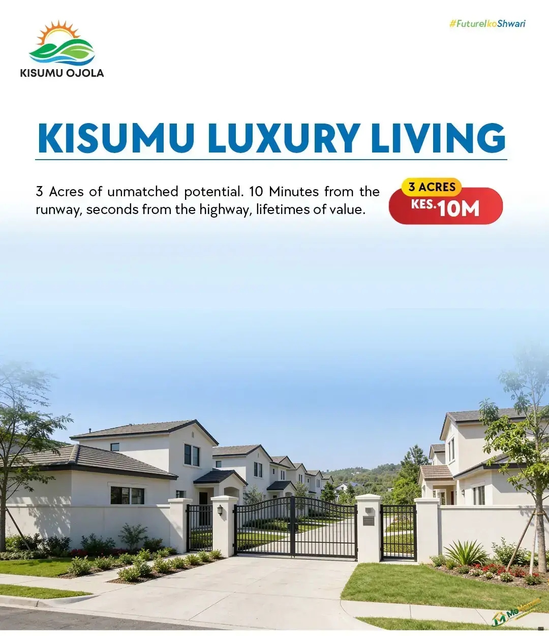 3-acre Commercial Plot at Ojola Kisumu for Sale
