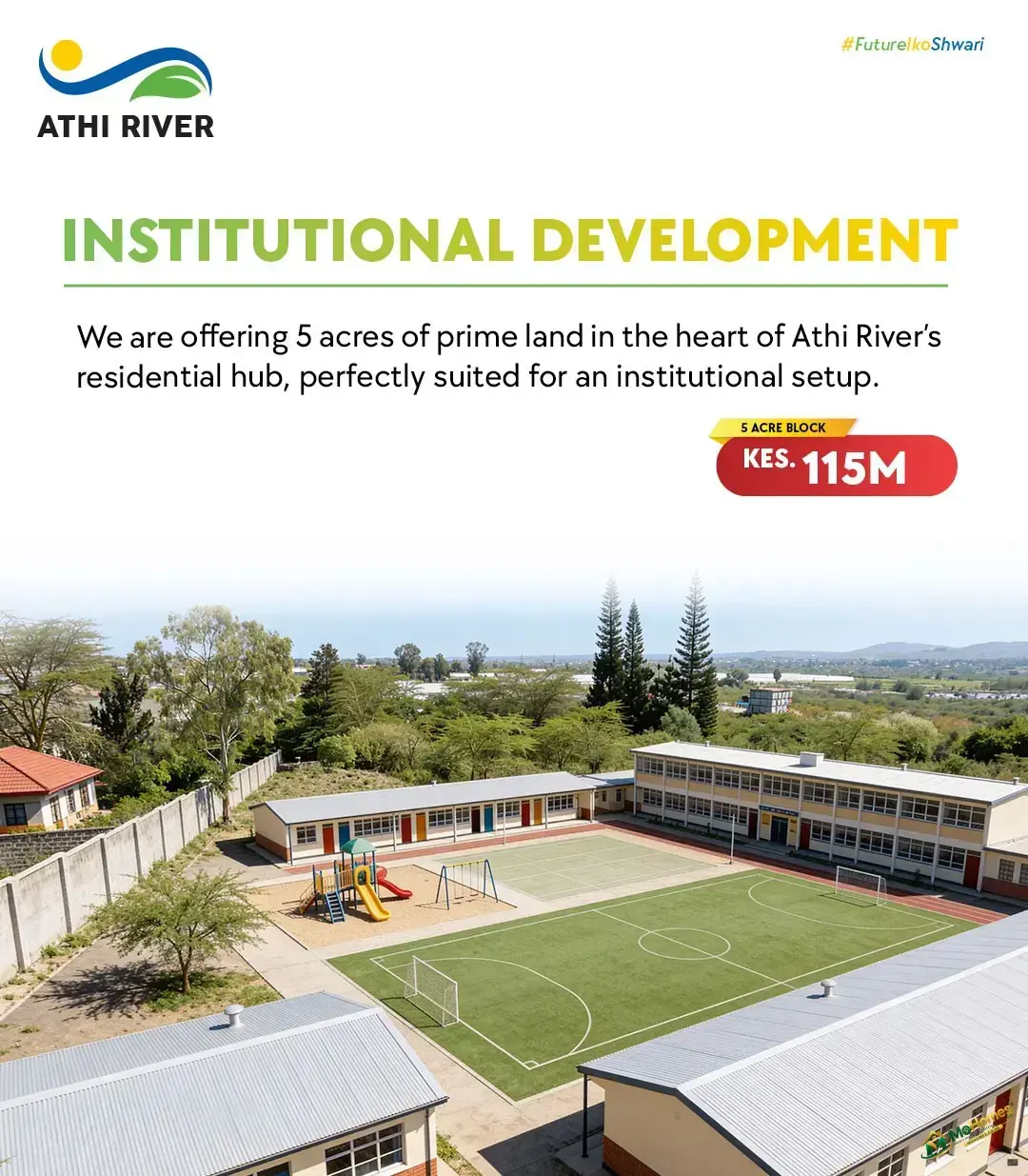 5-acre Prime Commercial Parcel in Athi River
